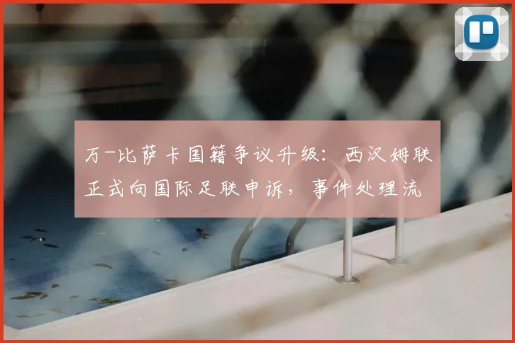 万-比萨卡国籍争议升级：西汉姆联正式向国际足联申诉，事件处理流程详解